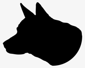 This Free Icons Png Design Of Dog Head Silhouette #961703