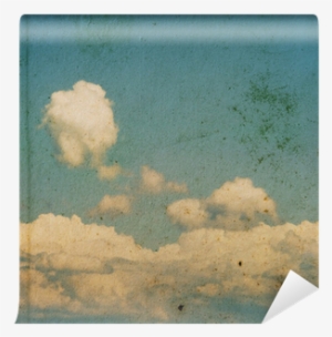 Grunge Cloud Background, Vintage Paper Texture Wall - Cumulus #961780