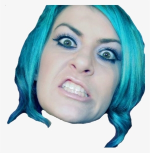 - Hotpokket - Blue Hair Twitch Emote #962308