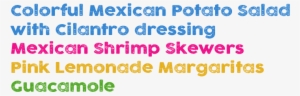 De Mayo A Fiesta Inspired Menu - Colorfulness #963294 De Mayo A Fiesta Inspired Menu - Colorfulness #963294