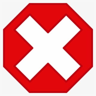 Edited By Player 9264686917, 02 August - Red Circle White X #963519