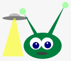 Vector - Green Alien With Antenna #963848