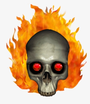 Scary Skull With Red Eyes Free Clipart - Clip Art - Free Transparent ...