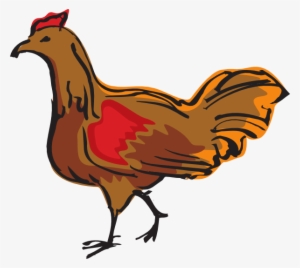 Chicken Clipart Walking - Gambar Animasi Ayam Berjalan #964694