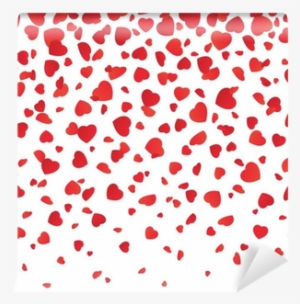 Falling Hearts Seamless Background Wall Mural • Pixers® - Falling Heart #965058