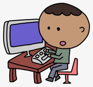 This Free Icons Png Design Of African Man And Computer #965174