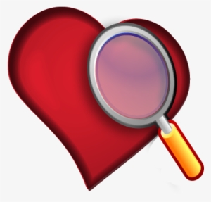 Heart With Magnifying Glass #965424