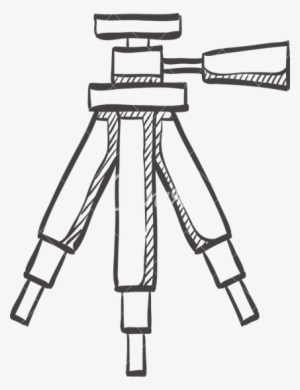 Camera Tripod Doodle - Tripod Drawing #966132