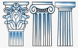 Greek Columns Drawing Clipart Ancient Greece Classical - Clipart Columns #966236