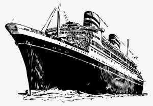 Ocean Liner Clip Art At Clker - Titanic Clip Art #966566