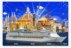 A Giant Poster For Amway Mediterranean Cruise - Voyager Of The Seas #966912