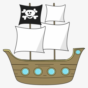 Cartoon - Pirate Ship Clipart Png - Free Transparent PNG Download - PNGkey