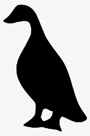 Clipart - Silhouette Of A Duck #967650