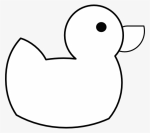 Duck Cartoon Clipart Black And White Png #967783