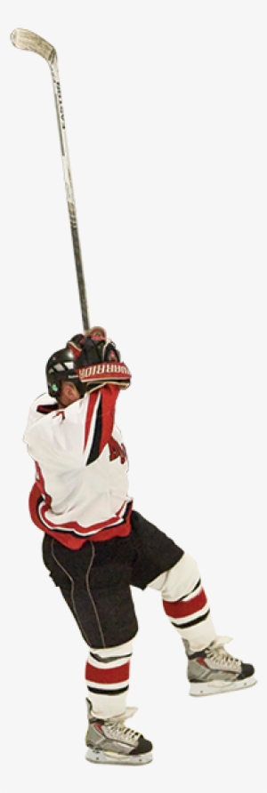 Com » For Player Stats And More Moose - Hockey Player Celebrating Png #968081