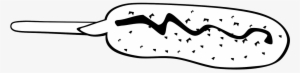 Corn Dog Food Snack - Corn Dog Clip Art #968468