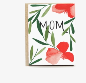 Red Poppy Mother's Day Card - Mother's Day #968485