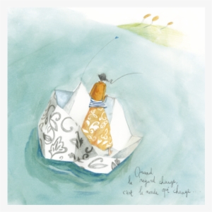 Anne-sophie Rutsaert Carte Postale "quand Le Regard - Anne Sophie Rutsaert Amitié #968560