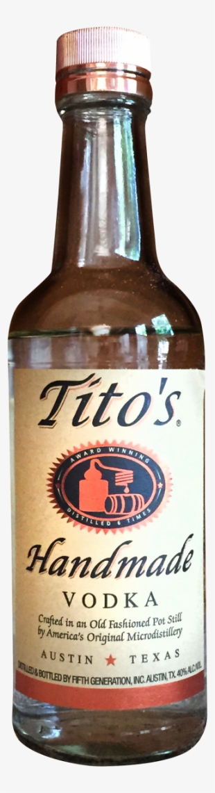 Free Png Vodka Bottle Png Images Transparent - Tito's Handmade Vodka - 1 L Bottle #968935