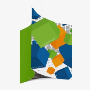 3-sided Hanging Sign - Step-and-repeat Banner - Expanding Backdrop Banner #969225