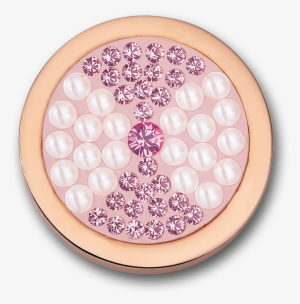 Lazo Vintage Rose Stainless Steel Rosegold Plated Disc - Mi Moneda Lazo Vintage Roase Disc Small #969253