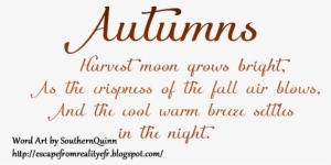 Autumn Word Art #969475