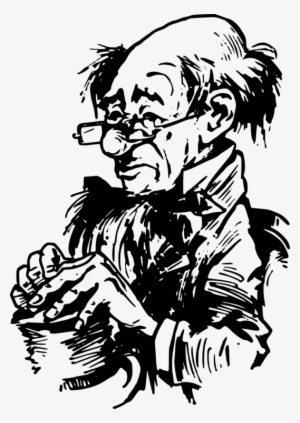 Clip Freeuse Stock Computer Public Domain Smiley Child - Two Old Men Clipart Black And White #969543