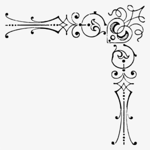 Corner Border Design Png Clipart Transparent Stock - Corner Border Clipart Png #969730