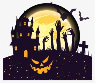 Halloween Party Background Invite #9600633