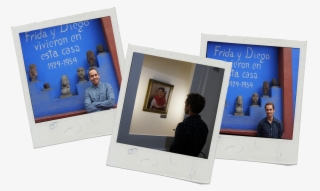 Frida Kahlo's Blue House - Picture Frame #9601036