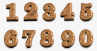 Share This Image - Numbers Transparent Background #9601342