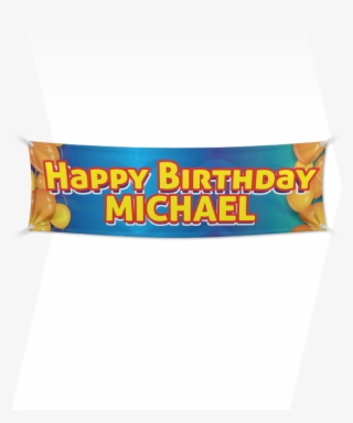 Michael Birthday Banner Celebration Sign #9601871