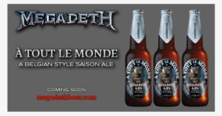 Megadeth A Tout Le Monde Beer - À Tout Le Monde Beer #9602081