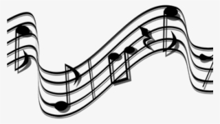 Black And White Music Notes Musical Notes Images Pixabay - Stream Of Music Notes #9602173