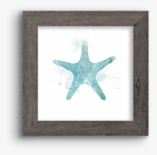 Watercolor Silhouette ~ Sea Star - Circle - Free Transparent PNG ...