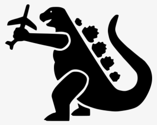 File - Godzilla Simpsons - Svg - Godzilla Svg #9602432
