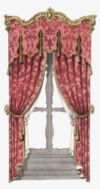 Curtains Clipart Gingerbread House Window - Curtain #9602791