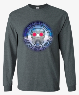 Marvel Star Lord Guardians Of Galaxy Outlaw Graphic - Long-sleeved T-shirt #9602833