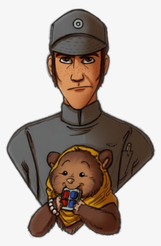 “lieutenant Norel Ipani And Ewok Cub Bani ” Moar From - Cartoon #9603986