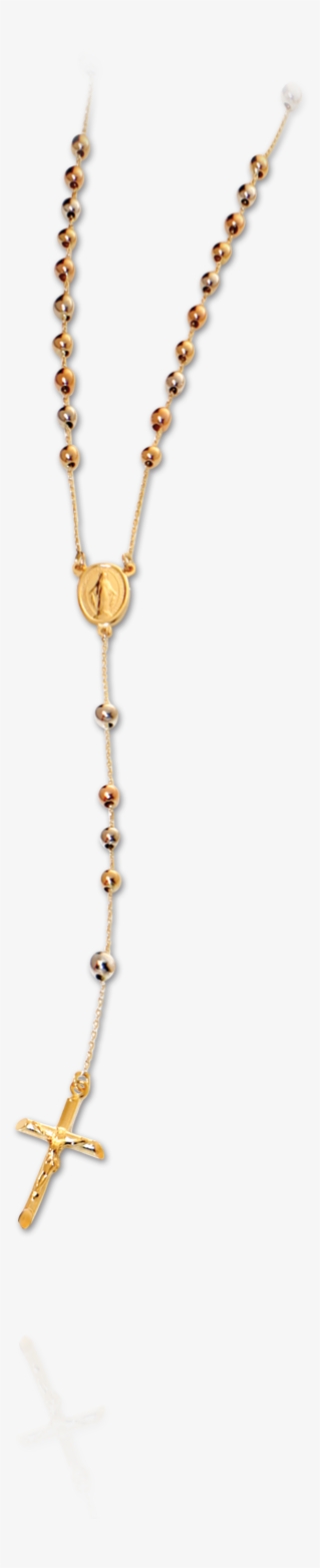 Tri-color Rosary With Plain Beads - Locket #9604944