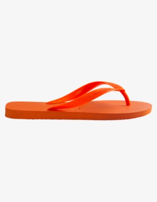 Havaianas Top Neon Orange Flip Flops - Havaianas Slim #9605467