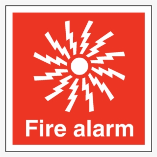 Fire Alarm Symbol Safety Sticker - Fire Alarm Safety Sign #9605817