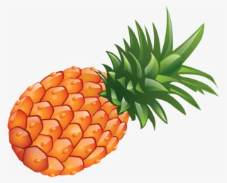Pineapple Clipart Orange Fruit - Pineapple Fruit Clipart #9605931