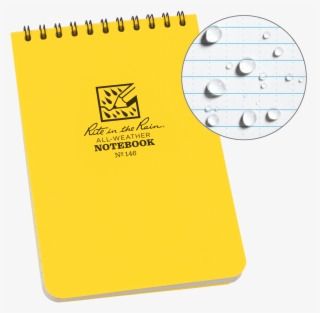 Rite In The Rain Weatherproof Top Spiral Notebook, - Rite In The Rain Notebook #9606110