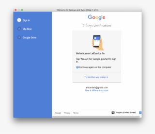 Using Backup & Sync - Google #9606908