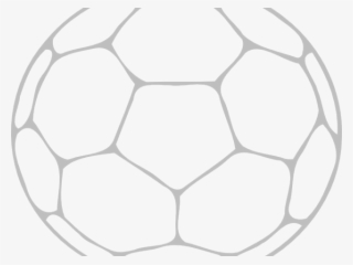 Soccer Ball Outline - Soccer Ball Png White #9606910