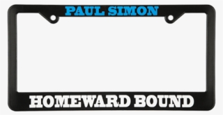 Black Homeward Bound License Plate Frame - Detroit License Plate Holder #9607856