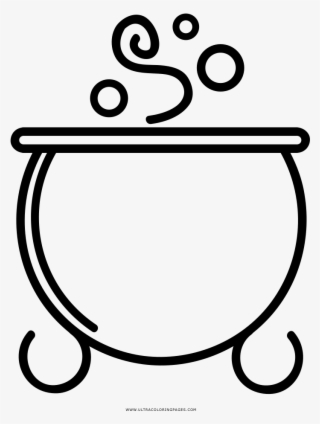 Cauldron Coloring Page - Circle #9608674