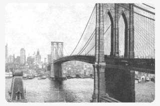 Best And High Quality Brooklyn Bridge Over East River - Suspension Bridge #9608964