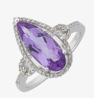 Diamond Clipart Amethyst - Engagement Ring #9609524 Diamond Clipart Amethyst - Engagement Ring #9609524